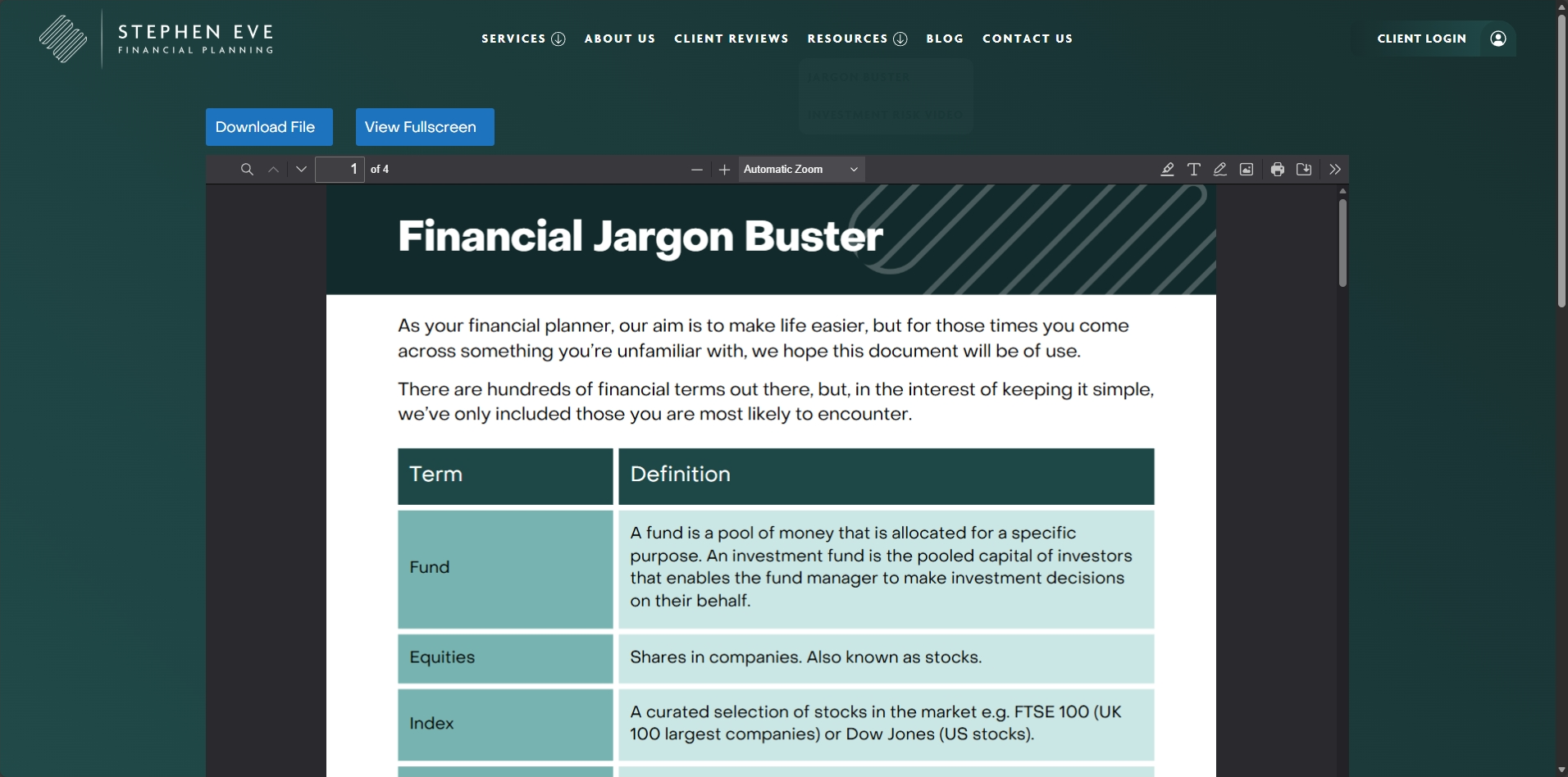Computer Jargon Buster Jargon Buster | Understand Financial Terms
